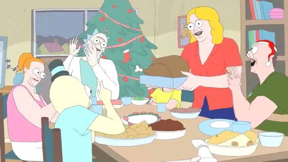 《瑞克和莫蒂》圣诞特别动画 莫蒂的神秘大礼有点疼-游戏论